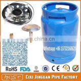 ORANGE BLUE COLOR PROPANE BUTANE GAS 10KG LPG GAS CYLINDER, EMPTY PORTABLE LPG GAS CYLINDER WITH BURNER FRAME FOR NIGERIA COOKER thumbnail-3