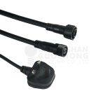 CE LISTED, E27, 10 SUSPENDED SOCKET, OUTDOOR COMMERCIAL WEATHERPROOF STRING LIGHT, S14 BULBS, 10M CORD thumbnail-2