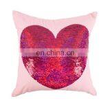 Custom Design Reversible Sequins Heart Mermaid Magic Cushion Pillow Covers Decorative thumbnail-2