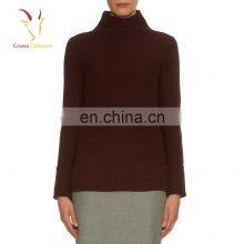 High Neck Ladies Long Pullover Sweater thumbnail-1