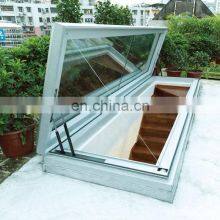 Aluminum Electric Skylight Top Hung Opening Angle 90 Degrees Roof Skylight thumbnail-1
