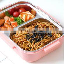 Affordable Metal Tiffin Eco Friendly Heated Stainless Custom School Kids Bento Lunch Box thumbnail-2