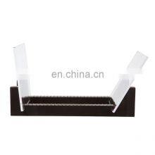 Custom Countertop Disc Holder Wood Base Acrylic CD Stand Rack Display