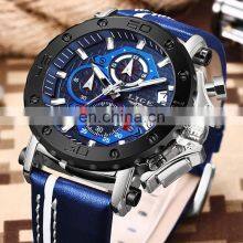 Lige 9996 Customized Sports Men Quartz Watches Luminous Military Watches Men Wrist Custom Logo thumbnail-3