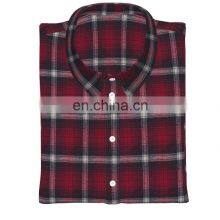 Popular 100% Cotton Yarn Dyed Flannel Check Design thumbnail-1