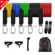 Wholesale Workout Fitness Gym Pull up Set 11 Piece 11 Pcs pc Resistance Bands Tube