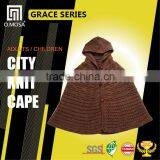 OM3246 3G OEM Wholesale Women Dresses Alpaca Cross Cable City Knit Cape thumbnail-6