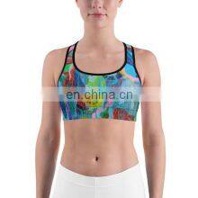 2020 Fashion Custom Printed Leggings High Waist Yoga Pants Wholesale Sexy Women Yoga Sets thumbnail-5