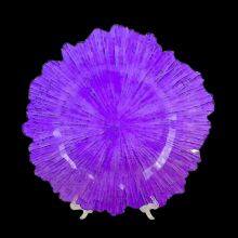 Cheap Black Gold 13 Inch Acrylic Party Decorative Plastic Charger Snowflake Plates Assiette Mariage Wedding