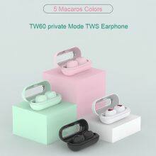Free Shipping Hot Products 2021 TW60 Earphones Bluetoot Wireless 5.0 Stereo Sports TWS Waterproof Bluetoot Headphone thumbnail-4