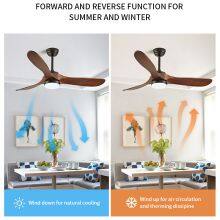 52Inch Indoor Decorative Living Room Remote Control Modern Ceiling Fan thumbnail-5