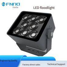 Led Outdoor Waterproof Square High-power Floodlights 24w, 48w, 72w, Monochromatic and Full-color With 512 Control thumbnail-2
