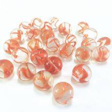 Wholesale Glass Beads Marbles 16mm 25mm Colorful Glass Beads Fishbowl Decorative Beads Craft Ball thumbnail-2