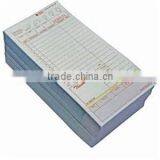 Custom Duplicate Triplicate Guest Check Book for Restaurant