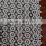 Wholesale Polyester Lace Fabric Embroidery Milk Silk Full Lace Design for Garment Accessory thumbnail-2