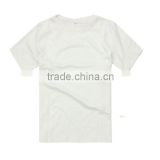 sublimation blank white pyrograph personalization inner cotton outer polyester t-shirts