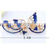 Painted Lacquer Decoration Elegant Rhinestone Butterfly Hair Clip Hair Spring Clip,hair Clips thumbnail-4