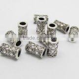 JS1130 Wholesale Tibetan Silver Tube Beads,tibetan Silver Jewelry Making Supplies thumbnail-2