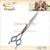 UQ-75C 7.5 Inch Curved Blade SUS440C Stainless Steel Dog Grooming Curved Shears