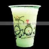 2016 Wholesale Plastic Cup With Drinking / Huge Cup for Cold Drink Transparent thumbnail-5
