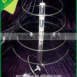 2015 New Style Acrylic Display Holder , Acrylic Cake Display Shelf , Small Acrylic Display Shelf