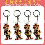 Eco-friendly Custom Logo 3d Pvc Animal Keyring, Soft Animal Key Chain thumbnail-1