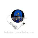 Fancy Customed Design Circular Silicone Cup Mat thumbnail-1