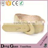 2016 Hot Sale Beaded Belts Elastic With Genuine Leather Tip Casual Canvas Sport thumbnail-3