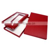 Luxury Paper Box Packaging With Clear Lid For Underwear.