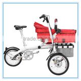 Electric Folding Bicycle 3 In 1 Stroller Factory Price Mother Baby Bike Trailer