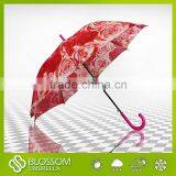 23 Inch Customized Heat Transfer Printing Umbrella.Rose Umbrella thumbnail-1