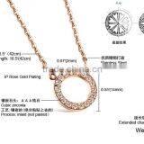 New Products 2016 18K Rose Gold Plating Personalized Custom Pendants for Lady thumbnail-5