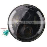 80w 7" Halo Led Headlight Round 7inch H4 Hi/Low Beam 7INCH LED Headlights DRL Led Car Headlamp for Jeep Wrangler JK, TJ, CJ thumbnail-4