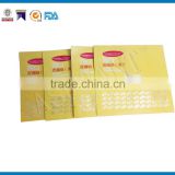 poly material three side sealed bag for facial mask packaging