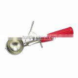 High Quality Tainless Steel Ice Cream Spoon With Plastic Handle thumbnail-1