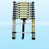 Telescopic Aluminium Ladder 9 Steps 2.6m Safe Base