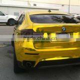 1.52x20M Quick Delivery Removable Black Chrome Vinyl Car Wrap