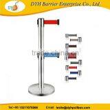 Best Selling Dual Line Double Retractable Belt Stanchion thumbnail-1