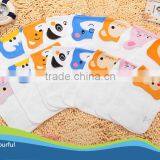 100% Cotton Muslin Cartoon Baby Sweat Towel/baby Sweat Absorb Towel thumbnail-1