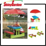 Walmart Outdoor KD Children Child Plastic Table and Chair Desk for Kids Learning
