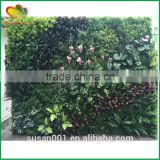 Wholesale artificial green wall plastic artificial plants wall indoor decoration artificial green wall