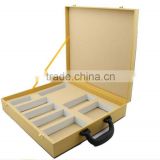 Elegant MDF painted wooden jewerly box gift box with handle