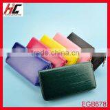 Manufactory Hot Selling Latest Design Leather Ladies Clutch Purse