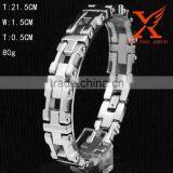 Europe And America Bracelet 316l Stainless Steel Silver Bracelet Hand Chain For Men