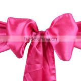 SASH BOW FOR WEDDING CHAIR COVERS DECORATION