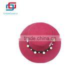 Fashion Wine Red Felt Top Hat thumbnail-2