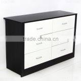 Cheap Particle Board Wooden Grain Melmained MDF Modern Large Simple Modern Used Chest of Drawers Designer Quality Choice thumbnail-3