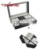 Leather Jewelry Box Watch Organizer, Watch Box With Jewelry Display thumbnail-3