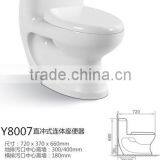 Y8007 CERAMIC SANITAREY WARE TOILET BATHROOM TOILET WHICT INDIA TOILET WASHDOWN TOILET S-TRAP thumbnail-2