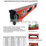 Heavy-duty Magnetic V-grooved Surface Pipe Measuring Instrument Spirit Level Aluminium Level